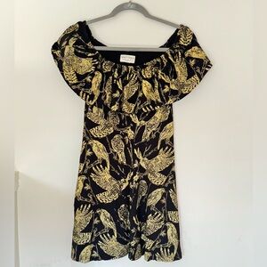 Off the shoulder knit sundress